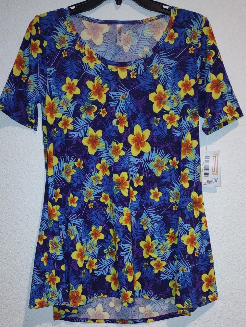LuLaRoe Floral Tops Size XXS Made In USA NWT